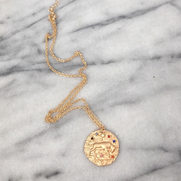 Taurus Zodiac Sign Necklace - Picture 5 of 8